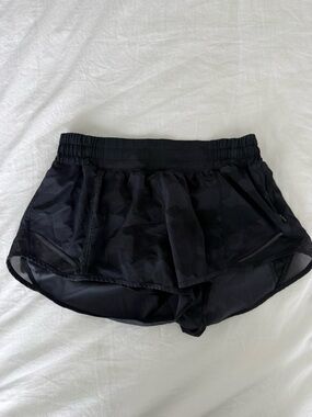 lululemon athletica Black Camo Athletic Shorts